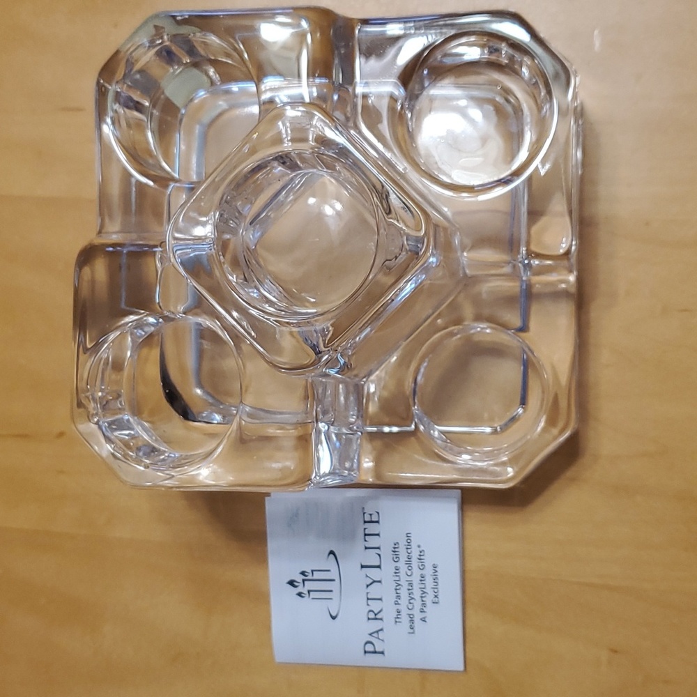 Partylite Vintage Lead Crystal Candle Castle, Crystal Glass perfect condition - Picture 2 of 10